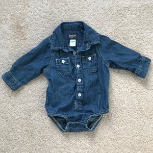 Baby Onesie (blue jeans)